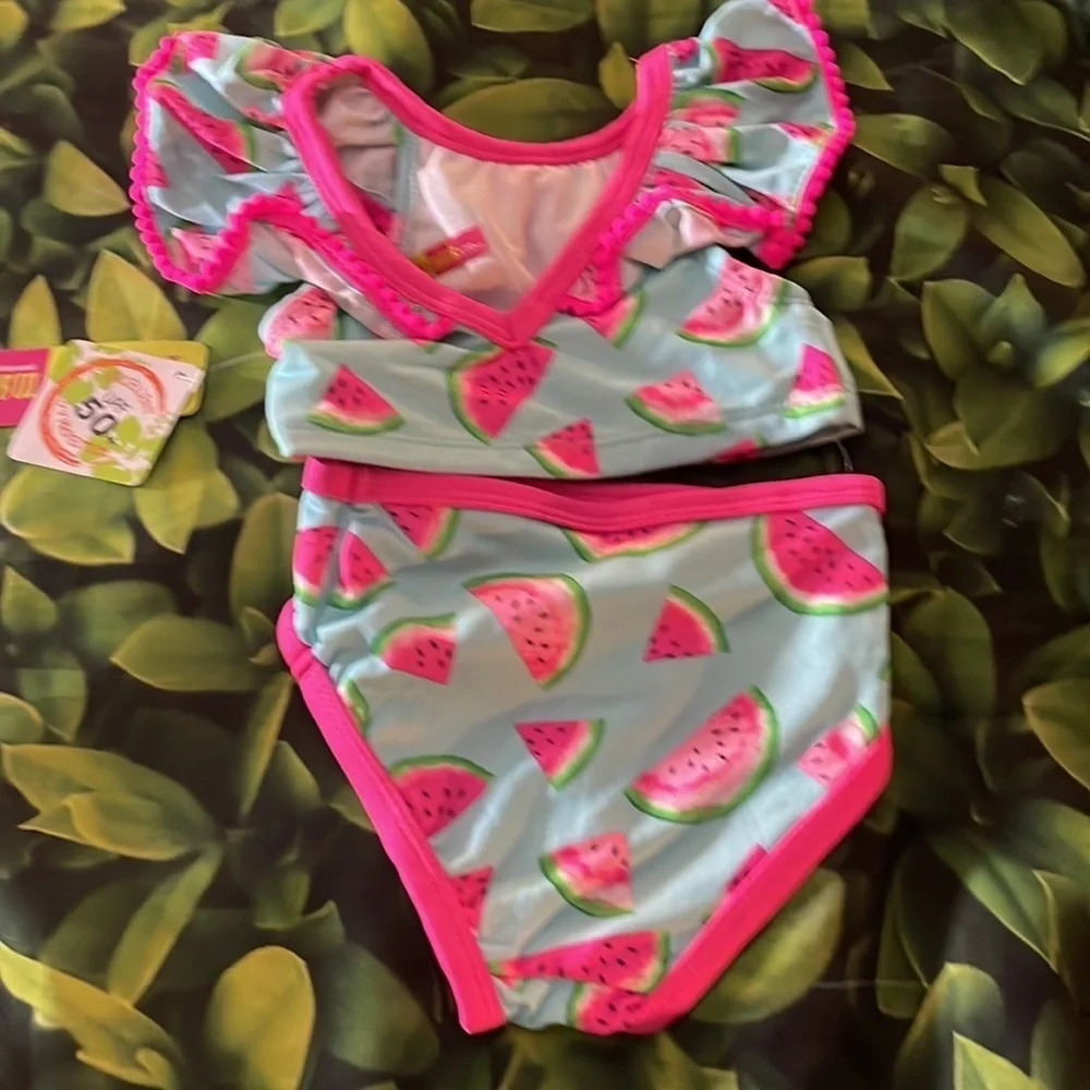 PENELOPE MACK Watermelon Bikini Set, 12 months, NWT​ - Picture 6 of 8